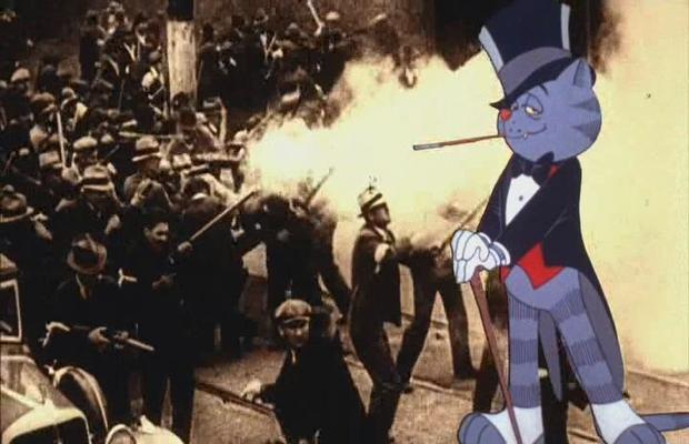 [713.9 MB] The Nine Lives of Fritz The Cat / nine lives of the cat Fritz [1974, comedy, cartoon for adults, DVDRip] [rus]