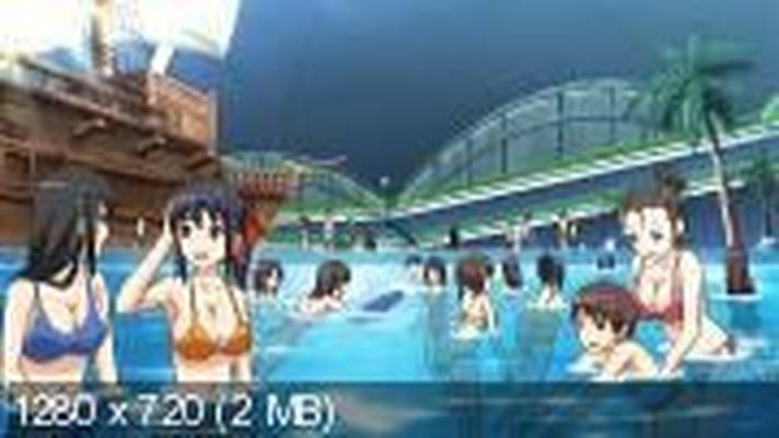 [2.02 GB] Tropical Kiss / Tropical Kiss (Matano Ryuuzou, Twinkle, Collaboration Works) (EP.1-3 of 3) [Cen] [2012, Comedy, Romance, Virgin, Bikini, Outdoor, Footjob, Titjob, DVDRip ] [JAP / ENG / RUS] [720p]