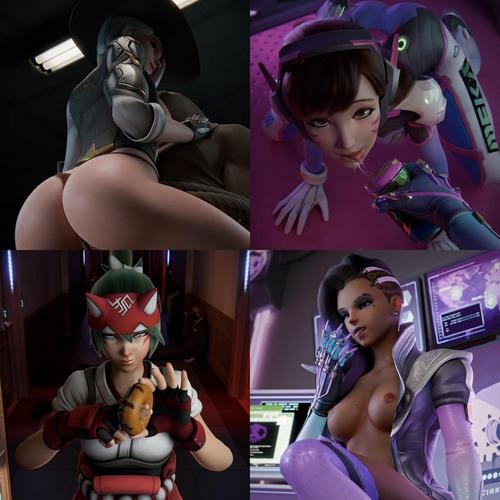 [3.06 GB] KDH3D Animations / KDH3D / KDH Work Collection de travail [2024-02 / 2025] [3DCG, Blowjob, Gorge profonde, doigté, trio, Web-DL] [1080p
