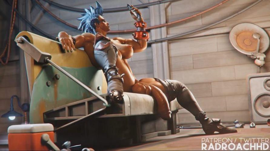 [1.3 GB] Junker Queen Obliterates Mei (RadRoachHD) [2023, 3DCG, Animated, Big Ass, Big Tits, Creampie, Futa,Trans, Parody, Vaginal Sex, WEB-DL] [2160p]