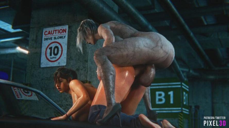 [878.2 MB] Claire x Futa Zombie (Pixel3D) [2025, 3DCG, Animated, Parody, Monster, Monster Girl, Big Ass, Big Tits, Creampie, Futa,Trans, Vaginal Sex, Oral sex, WEB-DL] [1080p]