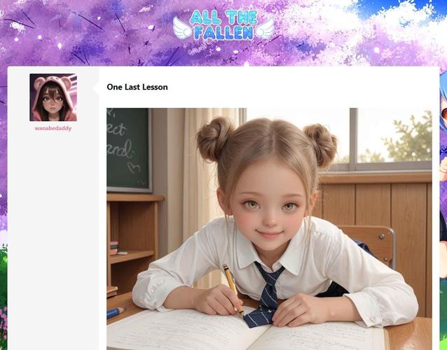 [47.1 MB] [Comix] Wanabedaddy / One last lesson / Последний урок (sVs) [2025, AI, School, Students, Young, Teen, School Uniform, Small Tits] [mhtml, jpg] [eng, rus]