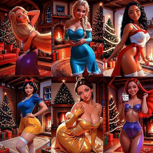 [3.14 GB] Princesas Disney Navidad (Velvet Muses AI) [2026, 3DCG, AI, Tetas grandes, Oral, Vaginal, Culo grande, Tetas grandes, Anal, WEB-DL] [eng] [2160p]