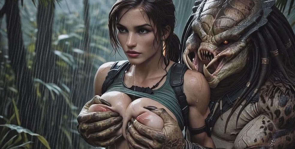[2.14 GB] Lara Croft VS Predator (AiPorn) [2026, 3DCG, AI, Oral, Mamas grandes, Boquete, Ejaculação, Vaginal, Paródia, Anal, DP, Monstros, WEB-DL] [eng] [2160p]