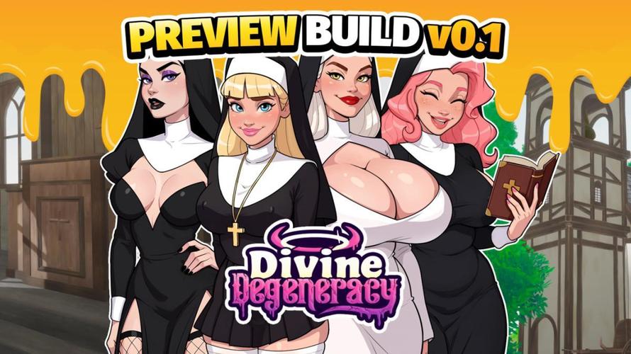 [517.6 MB] Divine Degeneracy [InProgress, 0.1] (Honeylust) [uncen] [2026, Sandbox, ADV, Animation, Fantasy, Harem, Masturbation, Voyeurism/Peeping, Teasing, Touching, Prostitution, Big Tits, Big Ass, Male Protagonist, Milf, Win, Lin, Ren'Py] [eng]