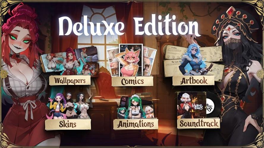 [10.3 GB] Hotel Tales - Deluxe Edition [2026/0731] (TopHouse) [uncen] [2026、ADV、マネジメント、ミニゲーム、マルチエンディング、AI、アニメーション、Live2D、音声付き、RuVoiced、コメディ、探偵、ファンタジー、神秘的、オカルト、ロマンス、犯罪、ホテル、アナル、オーラル、クンニリングス、膣内、ソロ、オナニー、クリームパイ、X線、ストレート、 BDSM、フェムドム、血液、微乳、巨乳、大きなお尻、巨根、男性主人公、毛皮/イフ、ゴースト、ケモノミミ、モンスターガール、モンスター、触手、勝利、インディーズ、ユニティ] [jap+chi+eng+rus+multi]