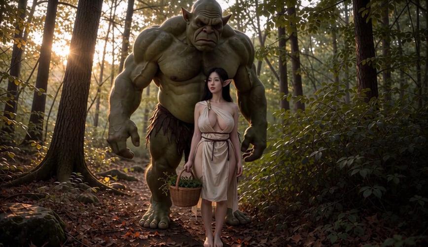 [613.8 MB] An Encounter with a Giant Orc in the Forest (AiPorn) [2026, AI, Oral, Vaginal, Straight, Big Tits, Female Protagonist, Monster, WEB-DL] [eng] [1080p]